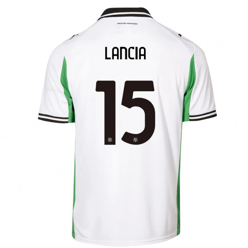 Danxen Kinder Filippo Lancia #15 Weiß Grün Schwarz Auswärtstrikot Trikot 2025/26 T-Shirt Österreich