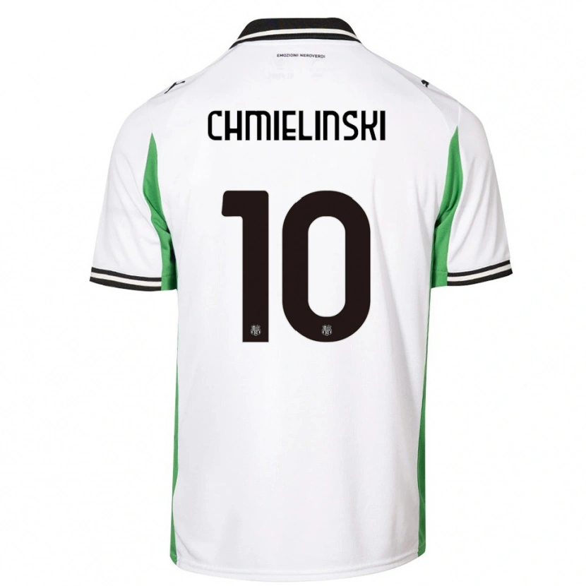 Danxen Kinder Gina Maria Chmielinski #10 Weiß Grün Schwarz Auswärtstrikot Trikot 2025/26 T-Shirt Österreich