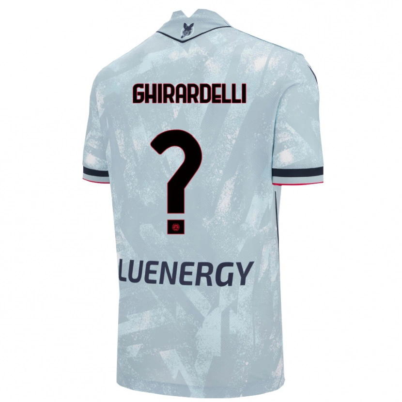Danxen Kinder Davide Ghirardelli #0 Hellblau Schwarz Auswärtstrikot Trikot 2025/26 T-Shirt Österreich