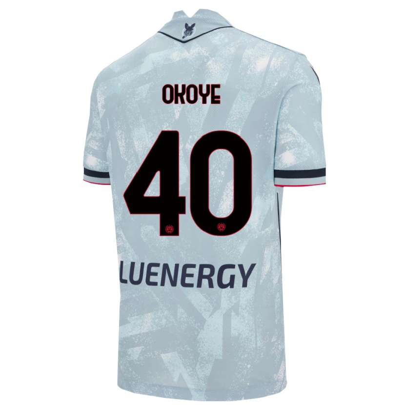 Danxen Kinder Maduka Okoye #40 Hellblau Schwarz Auswärtstrikot Trikot 2025/26 T-Shirt Österreich