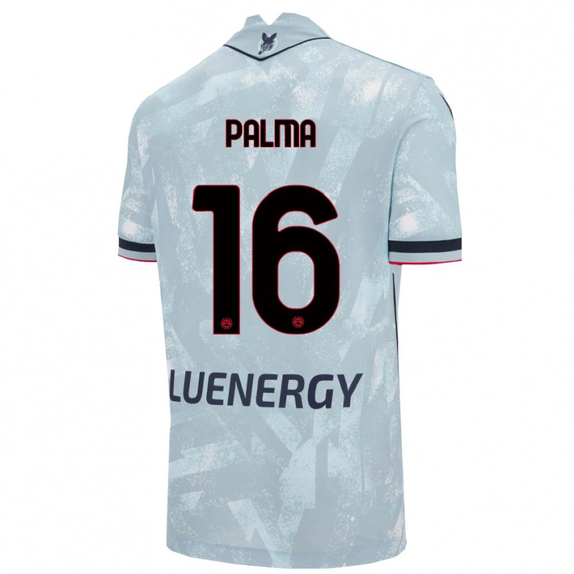 Danxen Kinder Matteo Palma #16 Hellblau Schwarz Auswärtstrikot Trikot 2025/26 T-Shirt Österreich