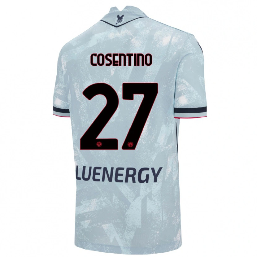 Danxen Kinder Sergio Cosentino #27 Hellblau Schwarz Auswärtstrikot Trikot 2025/26 T-Shirt Österreich
