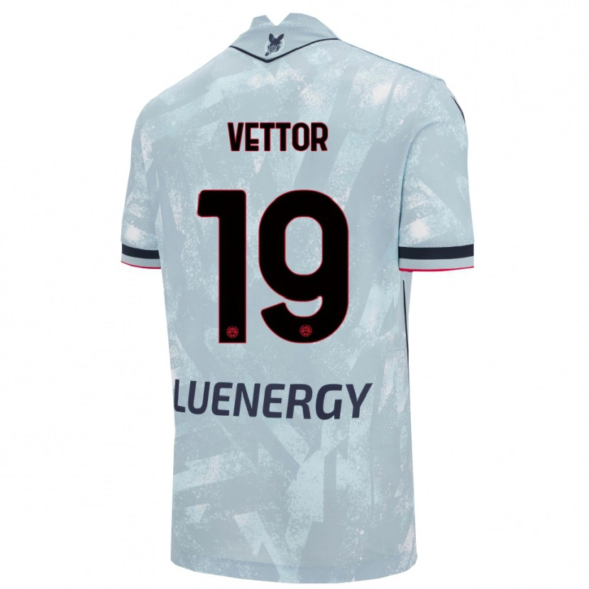 Danxen Kinder Marco Vettor #19 Hellblau Schwarz Auswärtstrikot Trikot 2025/26 T-Shirt Österreich