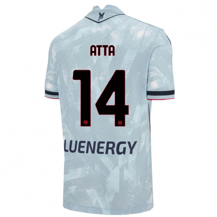 Danxen Kinder Arthur Atta #14 Hellblau Schwarz Auswärtstrikot Trikot 2025/26 T-Shirt Österreich