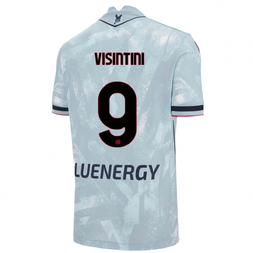Danxen Kinder Patrick Visintini #9 Hellblau Schwarz Auswärtstrikot Trikot 2025/26 T-Shirt Österreich