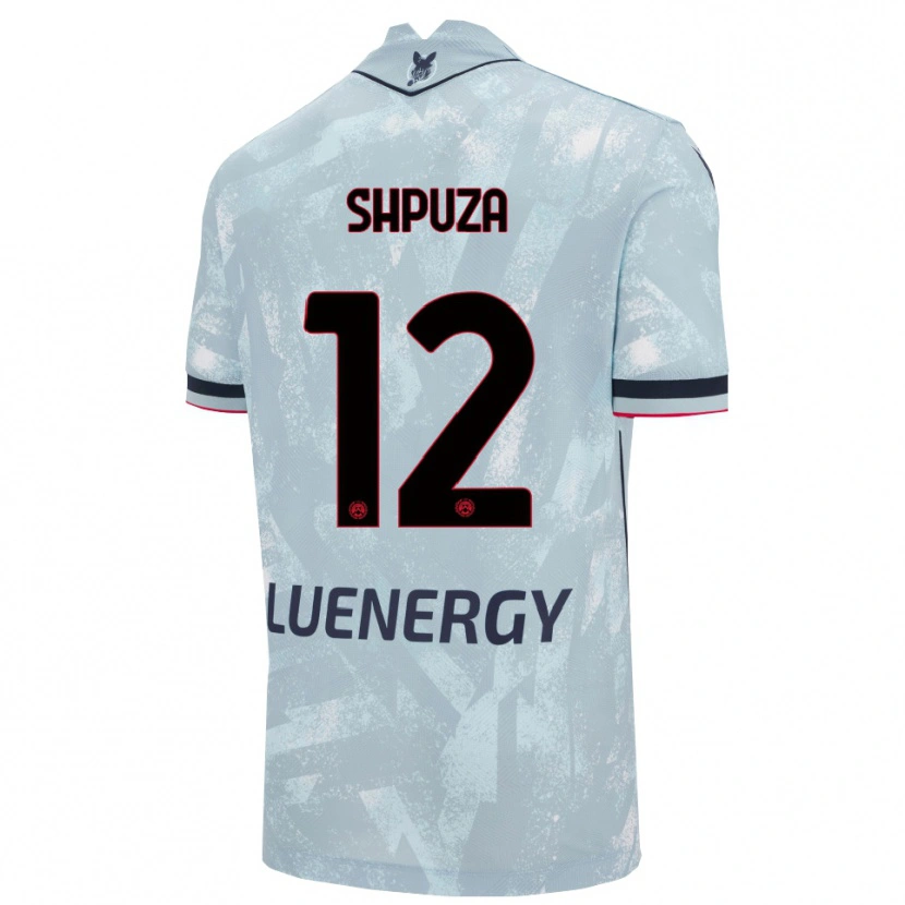 Danxen Kinder Kleo Shpuza #12 Hellblau Schwarz Auswärtstrikot Trikot 2025/26 T-Shirt Österreich