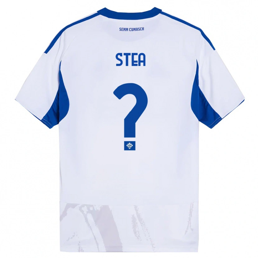Danxen Kinder Guglielmo Stea #0 Weiß Blau Auswärtstrikot Trikot 2025/26 T-Shirt Österreich