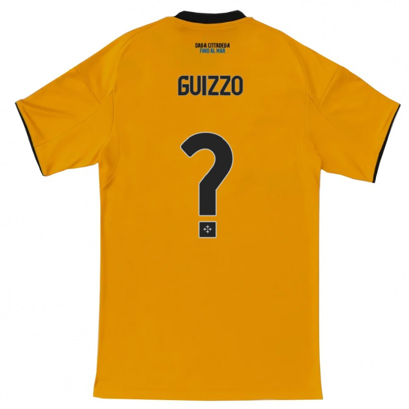 Danxen Kinder Tommaso Guizzo #0 Orange Blau Auswärtstrikot Trikot 2025/26 T-Shirt Österreich
