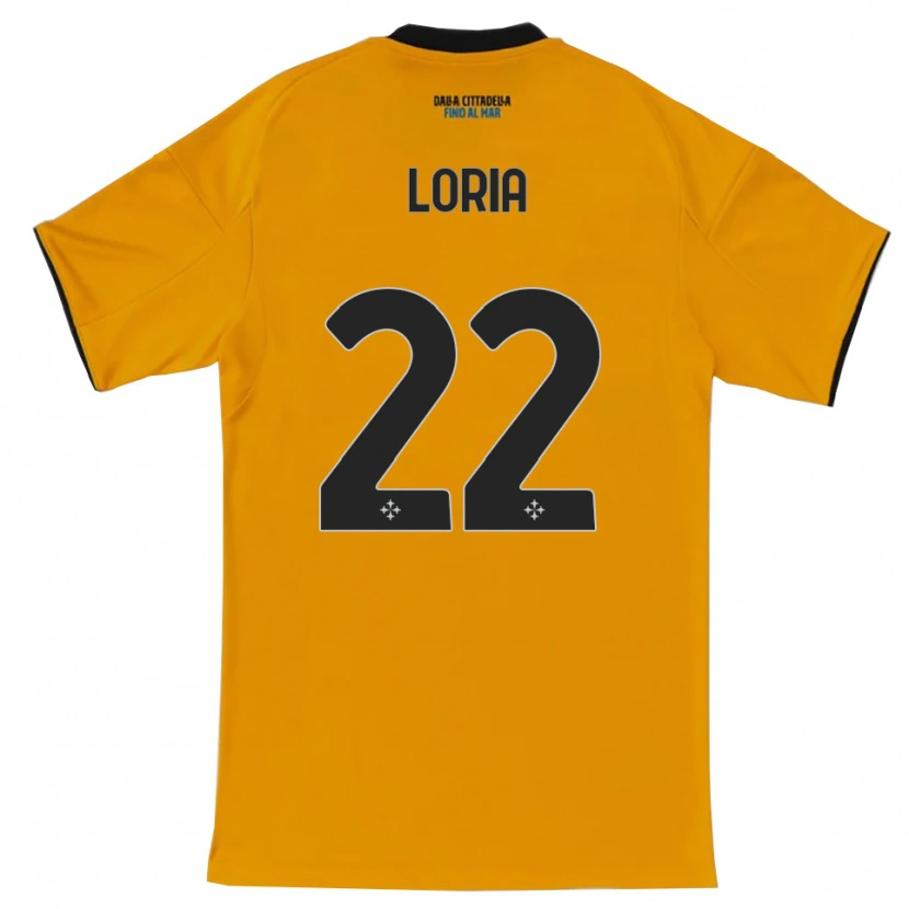 Danxen Kinder Leonardo Loria #22 Orange Blau Auswärtstrikot Trikot 2025/26 T-Shirt Österreich