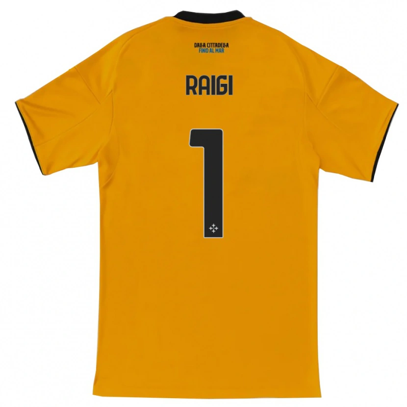 Danxen Kinder Francesco Raigi #1 Orange Blau Auswärtstrikot Trikot 2025/26 T-Shirt Österreich