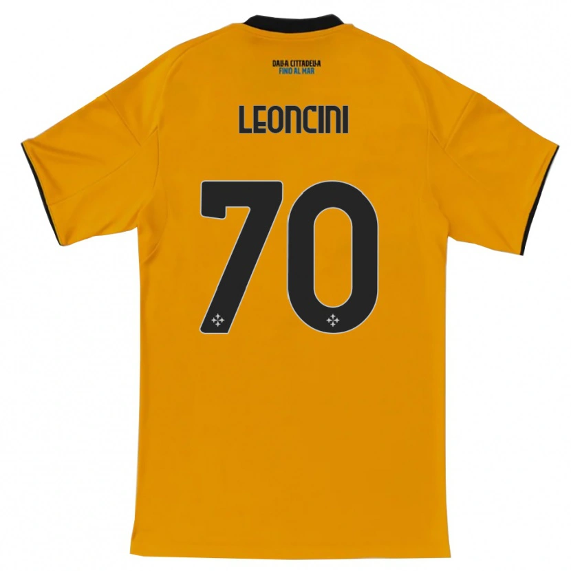 Danxen Kinder Mattia Leoncini #70 Orange Blau Auswärtstrikot Trikot 2025/26 T-Shirt Österreich
