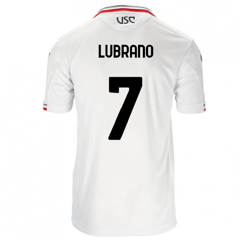 Danxen Kinder Antonio Lubrano #7 Weiß Rot Auswärtstrikot Trikot 2025/26 T-Shirt Österreich