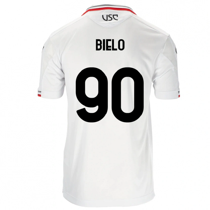 Danxen Kinder Manu Bielo #90 Weiß Rot Auswärtstrikot Trikot 2025/26 T-Shirt Österreich