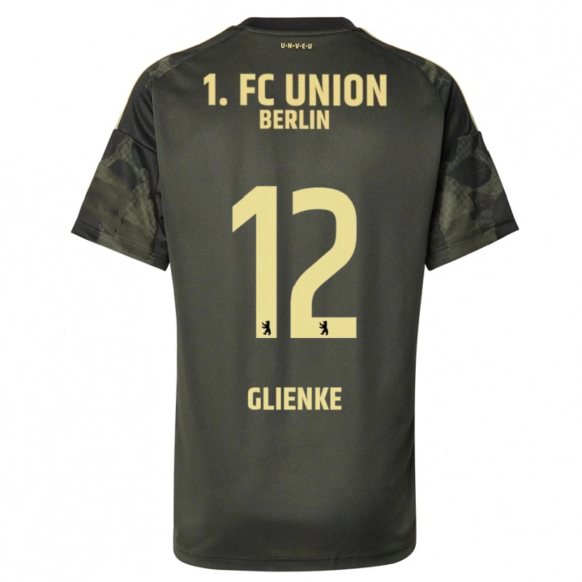 Danxen Kinder Niklas Glienke #12 Dunkelgrün Schwarz Auswärtstrikot Trikot 2025/26 T-Shirt Österreich