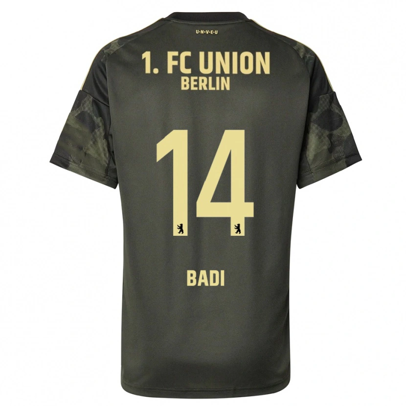 Danxen Kinder Elias Badi #14 Dunkelgrün Schwarz Auswärtstrikot Trikot 2025/26 T-Shirt Österreich