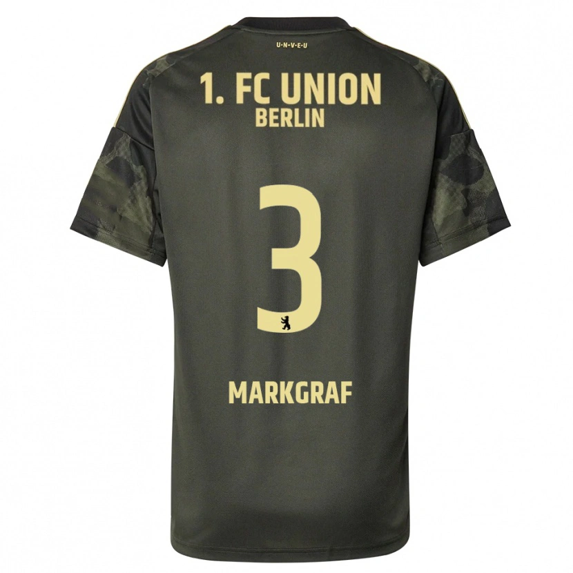 Danxen Kinder Andrik Markgraf #3 Dunkelgrün Schwarz Auswärtstrikot Trikot 2025/26 T-Shirt Österreich