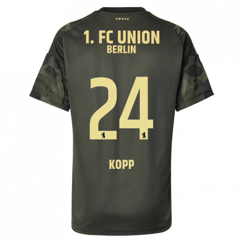 Danxen Kinder Marvin Kopp #24 Dunkelgrün Schwarz Auswärtstrikot Trikot 2025/26 T-Shirt Österreich