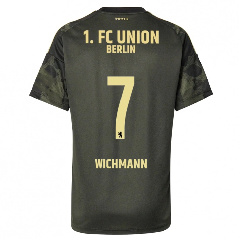 Danxen Kinder Julius Wichmann #7 Dunkelgrün Schwarz Auswärtstrikot Trikot 2025/26 T-Shirt Österreich