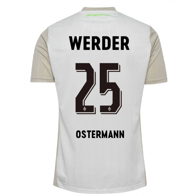 Danxen Kinder Ben Ostermann #25 Weiß Schwarz Auswärtstrikot Trikot 2025/26 T-Shirt Österreich