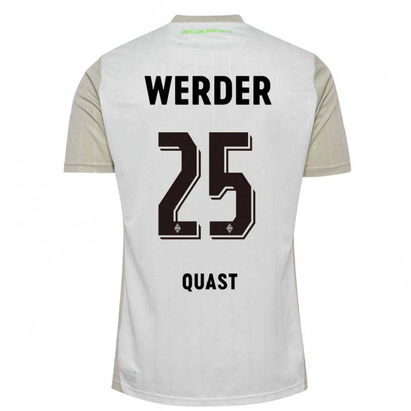 Danxen Kinder Soenke Quast #25 Weiß Schwarz Auswärtstrikot Trikot 2025/26 T-Shirt Österreich
