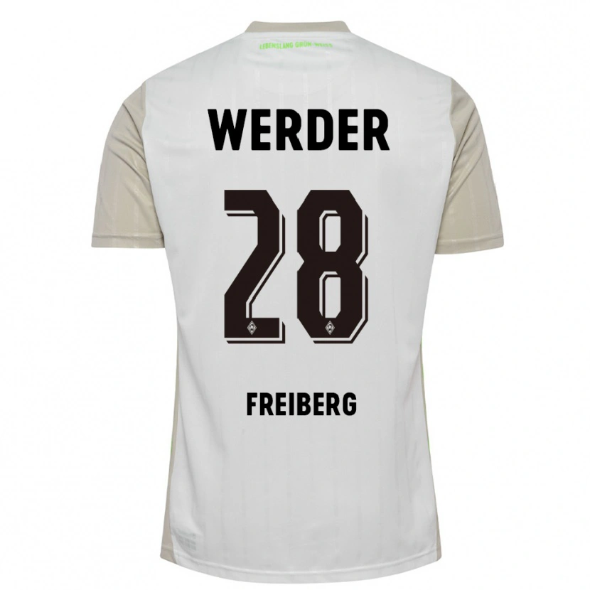 Danxen Kinder Piet Freiberg #28 Weiß Schwarz Auswärtstrikot Trikot 2025/26 T-Shirt Österreich