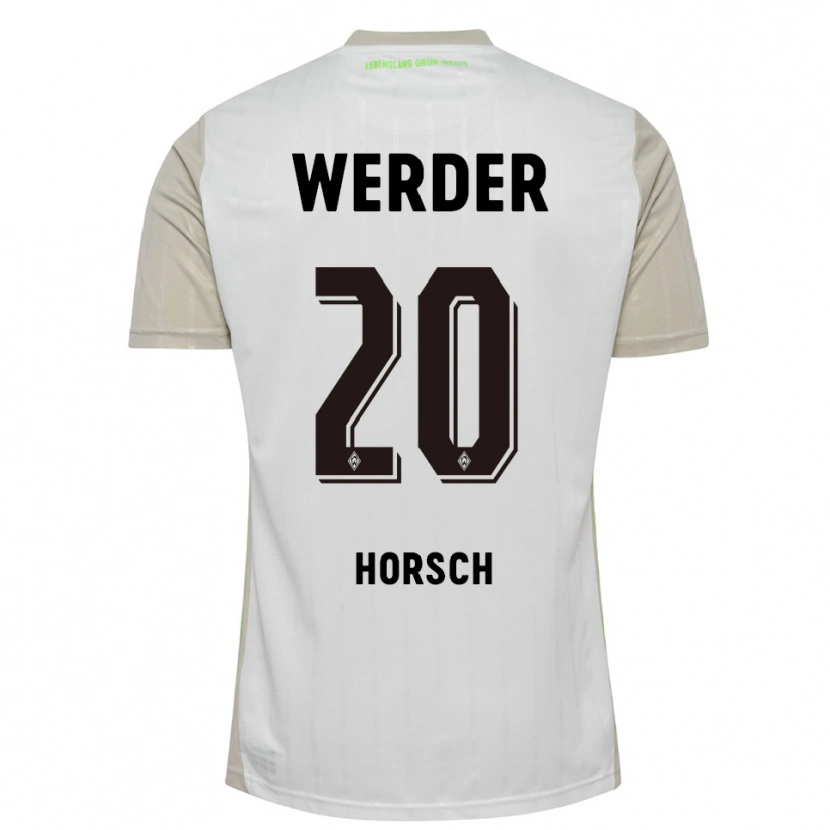 Danxen Kinder Jonas Horsch #20 Weiß Schwarz Auswärtstrikot Trikot 2025/26 T-Shirt Österreich