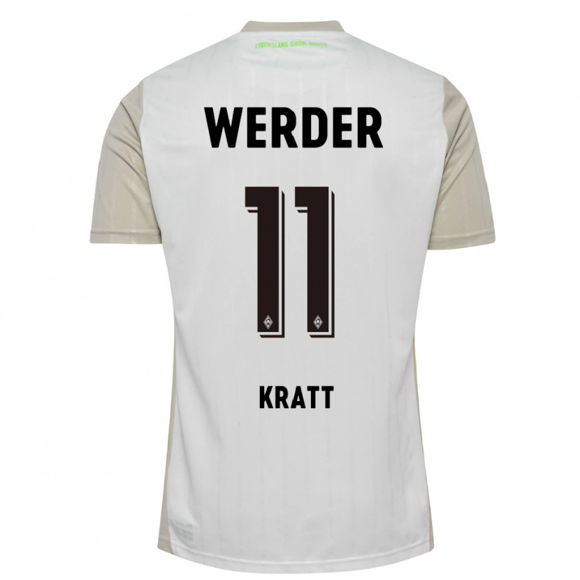 Danxen Kinder Ronan Kratt #11 Weiß Schwarz Auswärtstrikot Trikot 2025/26 T-Shirt Österreich