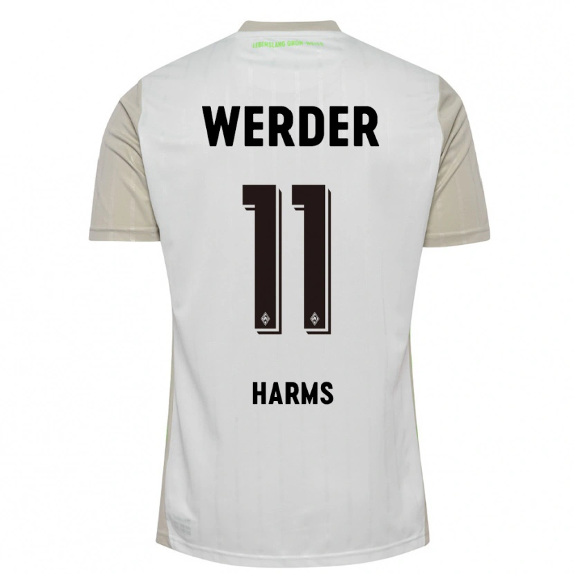 Danxen Kinder Noah Harms #11 Weiß Schwarz Auswärtstrikot Trikot 2025/26 T-Shirt Österreich