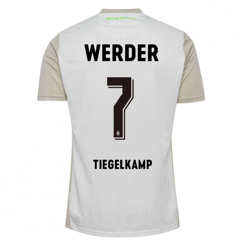 Danxen Kinder Maximilian Tiegelkamp #7 Weiß Schwarz Auswärtstrikot Trikot 2025/26 T-Shirt Österreich