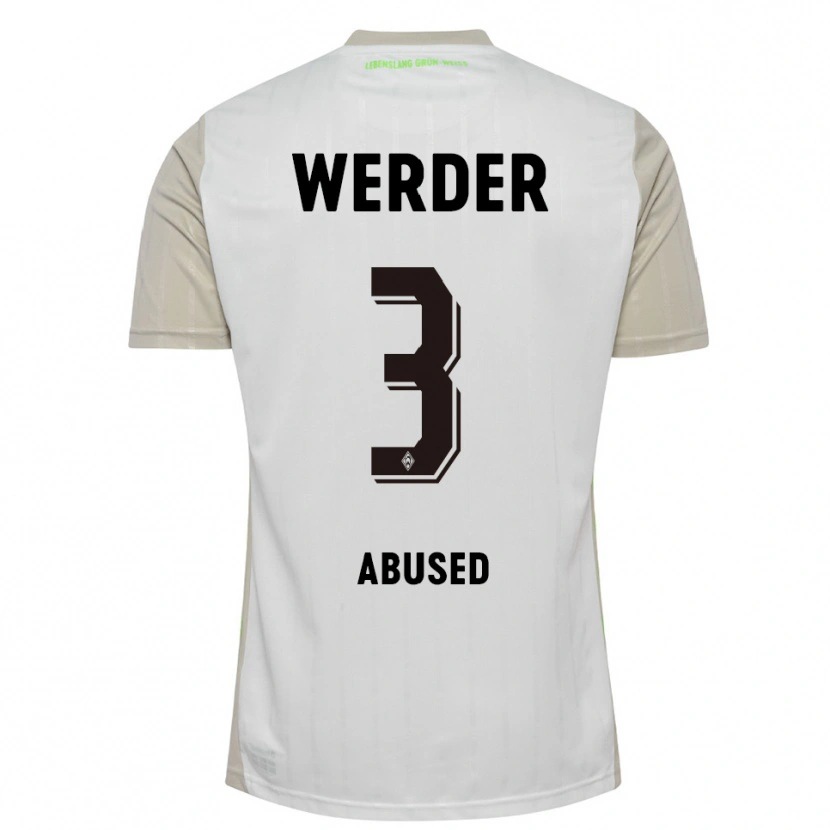 Danxen Kinder Dlges Abused #3 Weiß Schwarz Auswärtstrikot Trikot 2025/26 T-Shirt Österreich