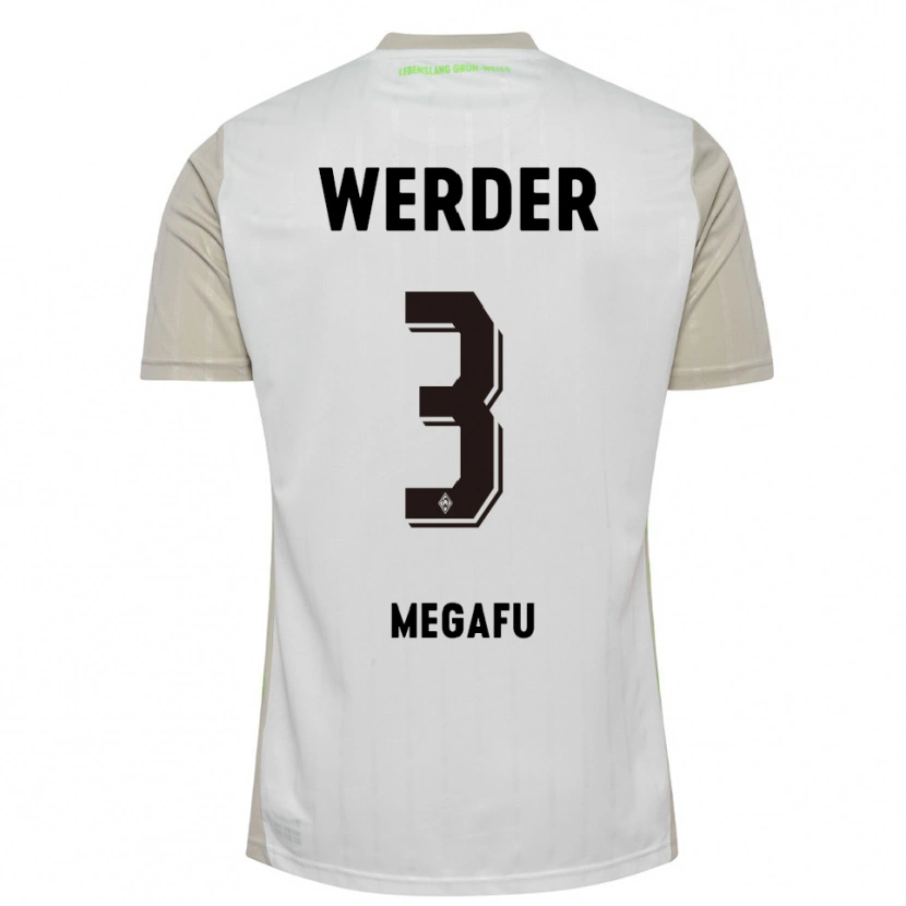 Danxen Kinder Tim Megafu #3 Weiß Schwarz Auswärtstrikot Trikot 2025/26 T-Shirt Österreich