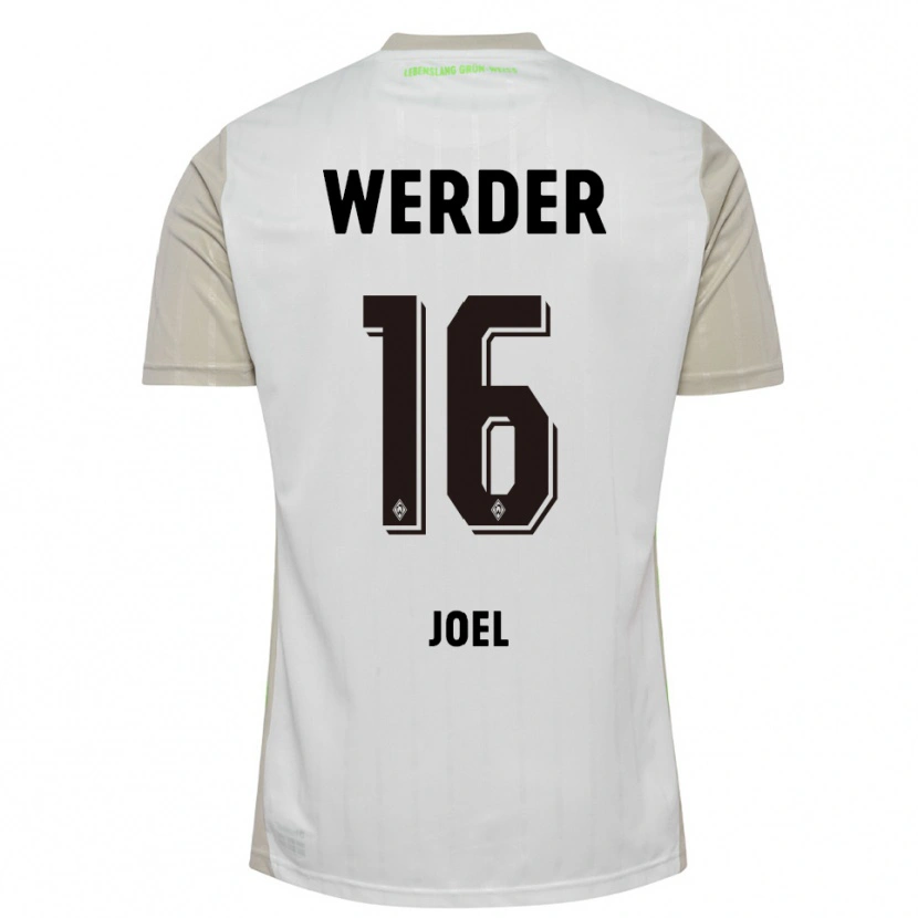 Danxen Kinder Joshua Joel #16 Weiß Schwarz Auswärtstrikot Trikot 2025/26 T-Shirt Österreich