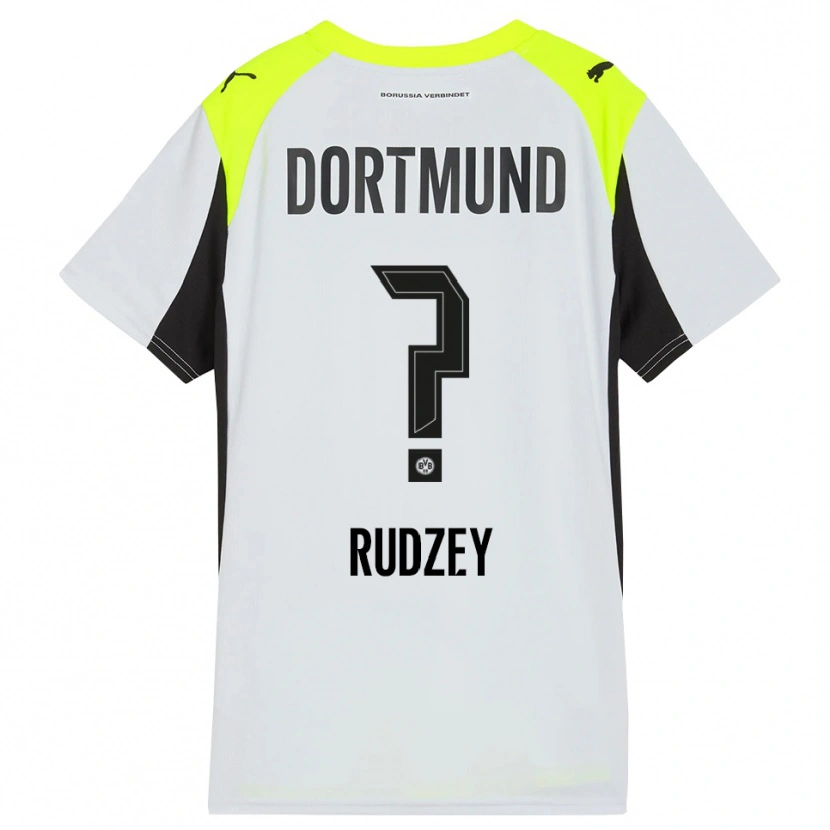 Danxen Kinder Nazariy Rudzey #0 Fluoreszierendes Gelb Auswärtstrikot Trikot 2025/26 T-Shirt Österreich