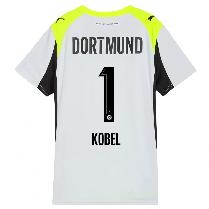 Danxen Kinder Gregor Kobel #1 Fluoreszierendes Gelb Auswärtstrikot Trikot 2025/26 T-Shirt Österreich