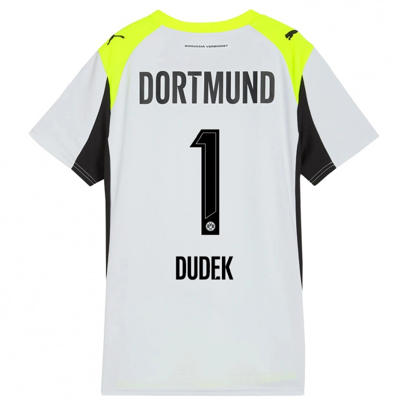 Danxen Kinder Daniel Dudek #1 Fluoreszierendes Gelb Auswärtstrikot Trikot 2025/26 T-Shirt Österreich