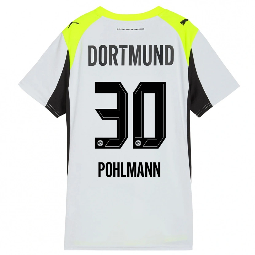 Danxen Kinder Ole Pohlmann #30 Fluoreszierendes Gelb Auswärtstrikot Trikot 2025/26 T-Shirt Österreich