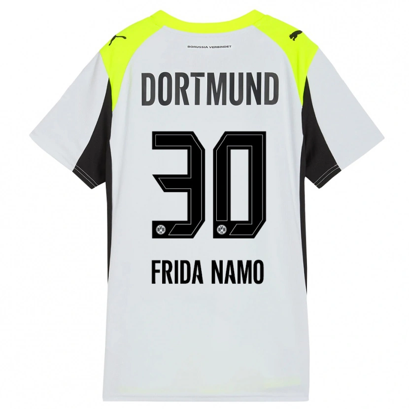 Danxen Kinder Ronning Frida Namo #30 Fluoreszierendes Gelb Auswärtstrikot Trikot 2025/26 T-Shirt Österreich
