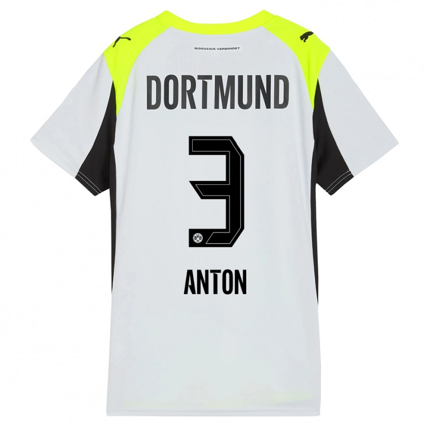 Danxen Kinder Waldemar Anton #3 Fluoreszierendes Gelb Auswärtstrikot Trikot 2025/26 T-Shirt Österreich