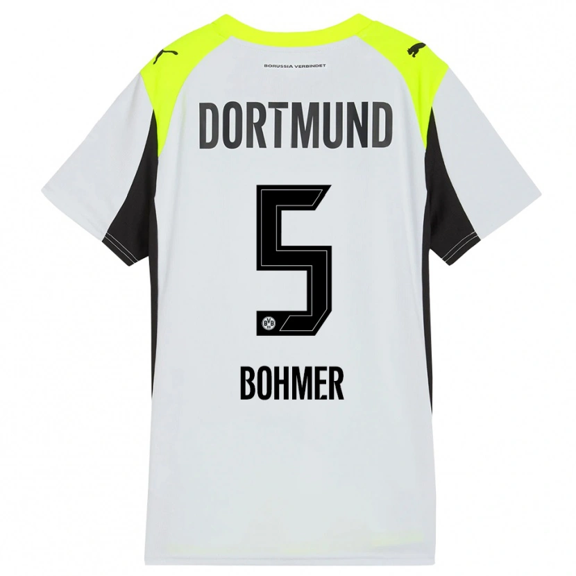 Danxen Kinder Tim Bohmer #5 Fluoreszierendes Gelb Auswärtstrikot Trikot 2025/26 T-Shirt Österreich