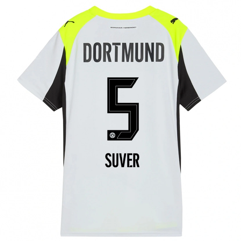 Danxen Kinder Mario Suver #5 Fluoreszierendes Gelb Auswärtstrikot Trikot 2025/26 T-Shirt Österreich