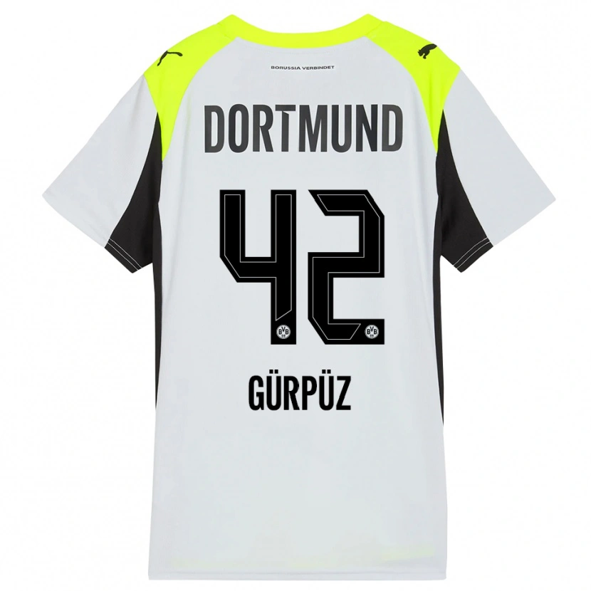 Danxen Kinder Goktan Gurpuz #42 Fluoreszierendes Gelb Auswärtstrikot Trikot 2025/26 T-Shirt Österreich