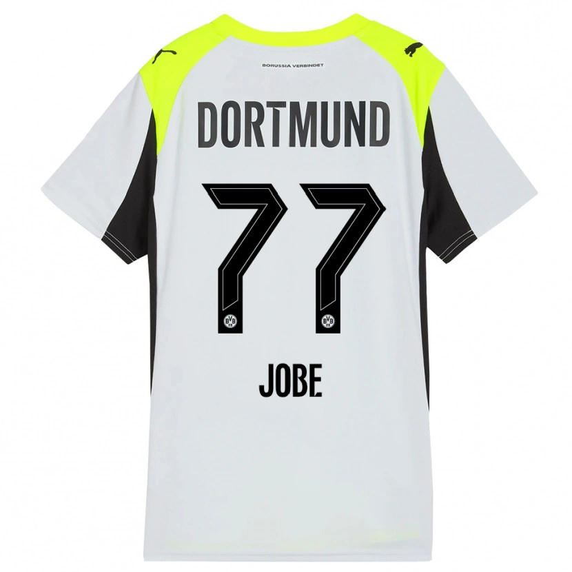 Danxen Kinder Jobe Bellingham #77 Fluoreszierendes Gelb Auswärtstrikot Trikot 2025/26 T-Shirt Österreich
