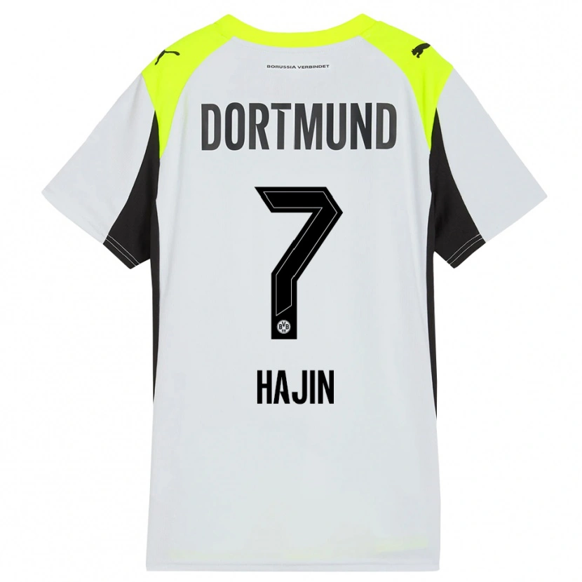 Danxen Kinder So Hajin #7 Fluoreszierendes Gelb Auswärtstrikot Trikot 2025/26 T-Shirt Österreich
