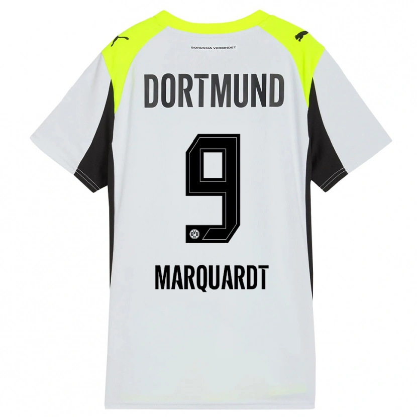 Danxen Kinder Dana Marquardt #9 Fluoreszierendes Gelb Auswärtstrikot Trikot 2025/26 T-Shirt Österreich