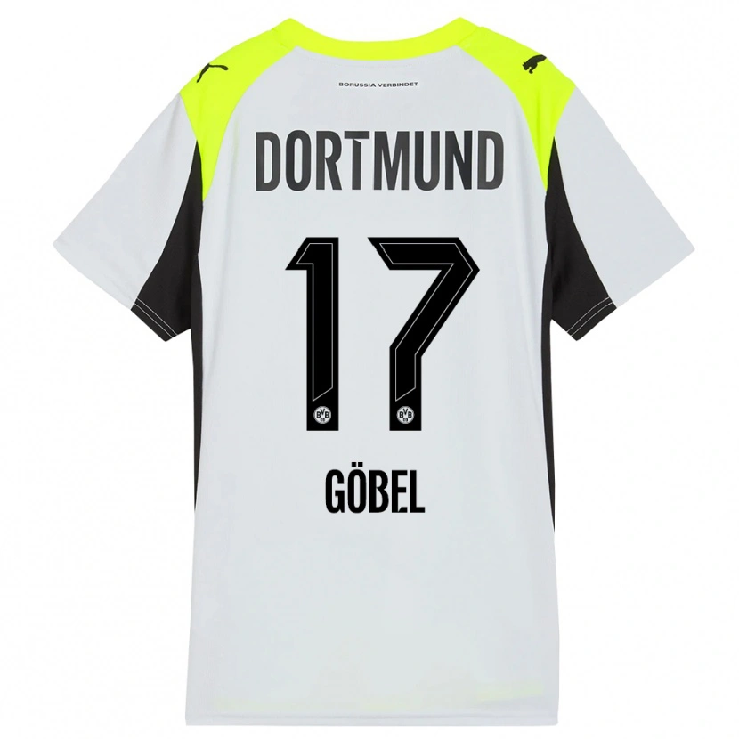 Danxen Kinder Patrick Göbel #17 Fluoreszierendes Gelb Auswärtstrikot Trikot 2025/26 T-Shirt Österreich