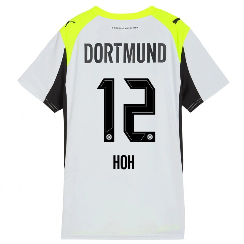 Danxen Kinder Hendrik Hoh #12 Fluoreszierendes Gelb Auswärtstrikot Trikot 2025/26 T-Shirt Österreich