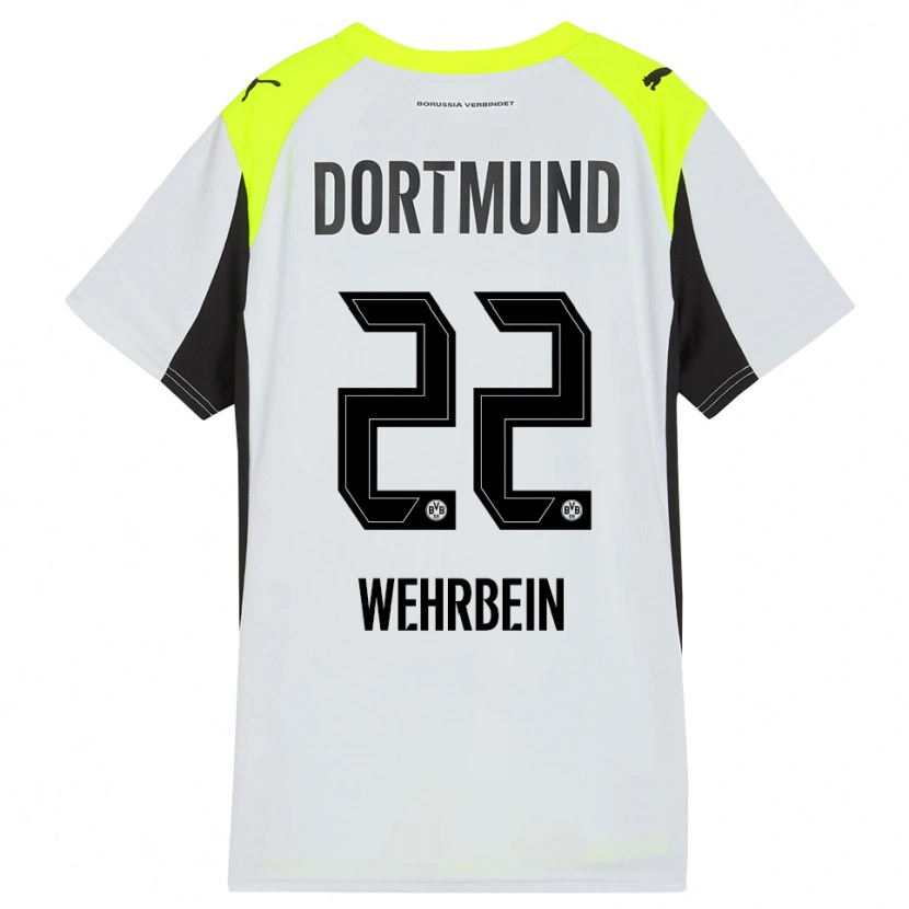 Danxen Kinder Jan-Mattis Wehrbein #22 Fluoreszierendes Gelb Auswärtstrikot Trikot 2025/26 T-Shirt Österreich
