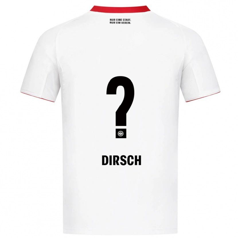 Danxen Kinder Moritz Dirsch #0 Weiß Rot Auswärtstrikot Trikot 2025/26 T-Shirt Österreich