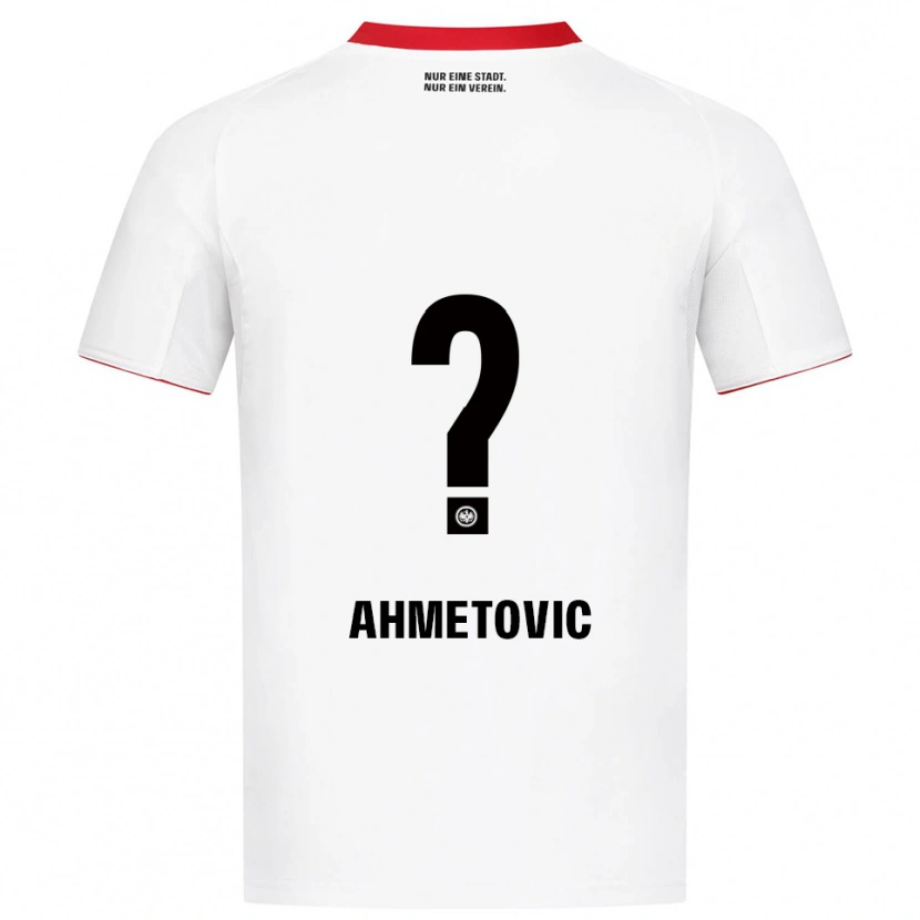 Danxen Kinder Marco Ahmetovic #0 Weiß Rot Auswärtstrikot Trikot 2025/26 T-Shirt Österreich