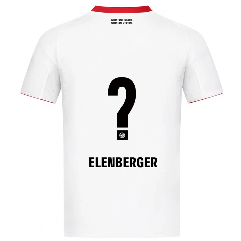 Danxen Kinder Samuel Elenberger #0 Weiß Rot Auswärtstrikot Trikot 2025/26 T-Shirt Österreich